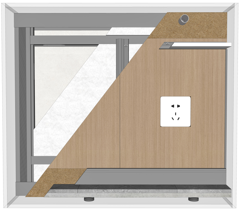 建装一体化隔墙 图片